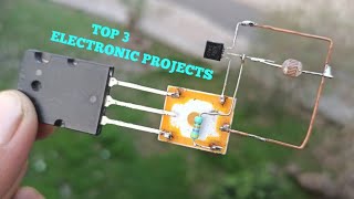 TOP 3 ELECTRONIC PROJECTS WITH TRANSISTOR 2N3055, TTC5200, 2SC3858 & 2SA1943