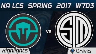 IMT vs TSM Highlights Game 2 NA LCS Spring 2017 W7D3 Immortals vs Team Solo Mid