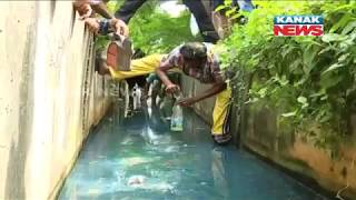 Drain Turns Free Diesel Collection Center In Jaydev Vihar