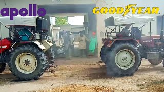 Goodyear Tyres vs Apollo Tyres| Swaraj 855 vs Swaraj 855 |