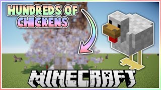 I Built a House out of Minecraft Chickens...