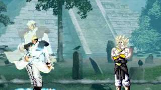 SWG Mugen - Maelstrom Goenitz vs Master Geese, Adelhell, Nightmare Broly SSJ4, and Orochi Zero