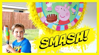 What's Inside the PEPPA PIG PINATA?