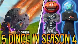 5 DINGE die in SEASON 4 passieren werden! | Fortnite Battle Royale