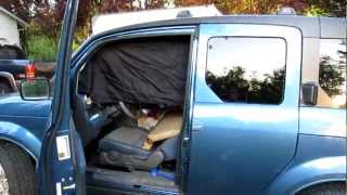 Honda Element Privacy Curtain - Exterior - First impression - Part 2
