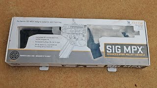 Unboxing Sig Sauer MPX 177 cal Air-Rifle