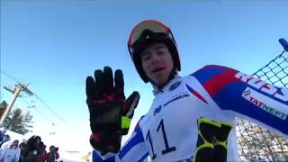 Слалом гигант.  Этап Кубка России//The giant slalom competitions part of the Russian Cup