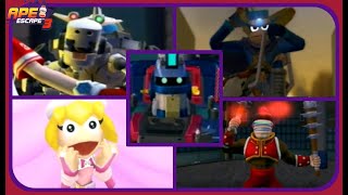 Ape Escape 3: All Boss Encounters - NO DAMAGE!!
