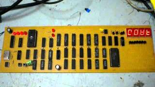 4-bit Homebrew CPU - counting test