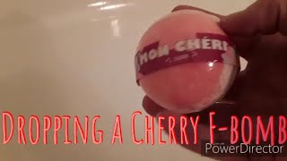 Dropping the Cherry F-bomb a BBW SSBBW bath bomb review