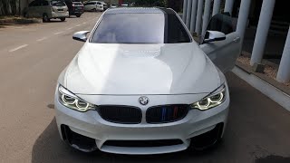BMW M4 Brillian White 2015 #ipe knalpot# ap racing