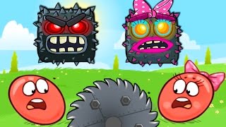 НОВЫЙ КРАСНЫЙ ШАРИК 4 - ПОДЗЕМНЫЕ ХОДЫ мультик игра   RED BALL 4 - Volume 5 INTO THE CAVE Для детей