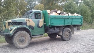 Замена колеса - ГАЗ 53