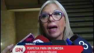 Femicidio de Romina Saavedra.  Prisión perpetua para el homicida.