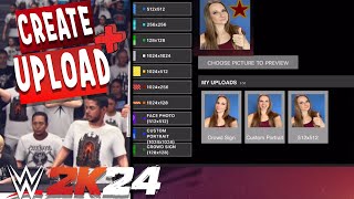 How To Create Your Face On Custom Signs!! | #WWE2K24