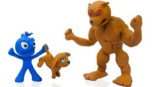 CLAY MIXER: FRENZY PUPPY DOG ? Play Doh Cartoons Animation