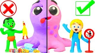 The Octopus Is Sick ❤ Cartoons For Kids