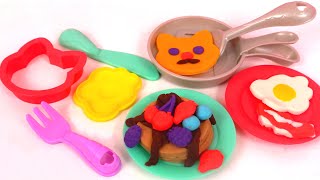 Pâte à Modeler Préparons le Petit Déjeuner Pancakes