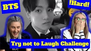 BTS - Try not to Laugh Challenge (Hard) REACTION