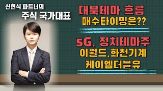 [주식] 대북테마 흐름과 매수타이밍, 5G, 정치테마주 매수시점은??