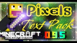 MCPE 0.9.5 Texture Pack Review! "Pixie" Full of pixels :D