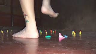 Feet Crush Video: Stepping on Clay