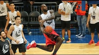 LeBron James' DUNK SHOW in Manila, Philippines (2015 Nike RISE event)