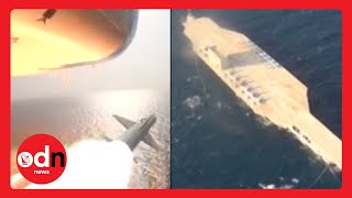 Iran Stages Attack on Replica US Aircraft Carrier in Threat to 5th Fleet
