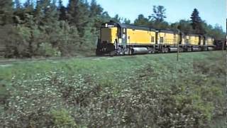 Hi nose Alco C 628s on the Chicago North Western