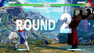 VEGA vs BISON - Street Fighter V Online w/ solidxpanda