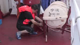 Liferaft Manual Launching Procedure