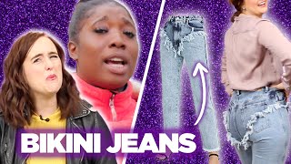 I Tried Styling $700 Bikini Jeans