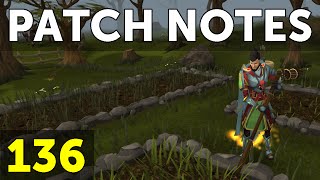 RuneScape Patch Notes #136 - 5th September 2016