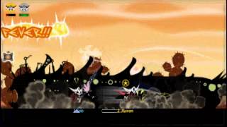 Patapon 3 - [Boss Battle] Dokaknel  with Two Kibaddas