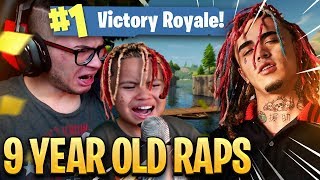 9 YEAR OLD KID RAPS LIKE LIL PUMP ON FORTNITE WTF! "GUCCI GANG" FORTNITE BATTLE ROYALE FUNNY MOMENTS