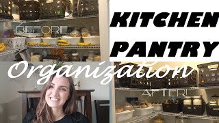 ORGANIZE WITH ME COLLAB // PANTRY ORGANIZATION BEFORE AND AFTER