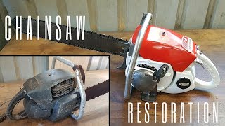 Seized 1960s Chainsaw Restoration