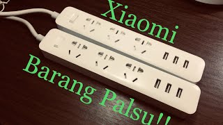 Xiaomi power strip original and fake