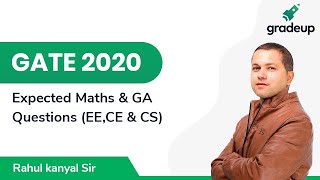 Expected Maths & GA Questions | GATE 2020 EE CE & CS | Super 30 | Gradeup