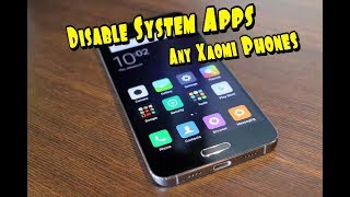 Disable Inbuilt Apps In Redmi MIUI 9 Rom