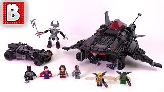 LEGO Justice League Flying Fox: Batmobile Airlift Attack  Set 76087 | Unbox Build Time Lapse Review