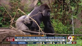 Miami zoo backs Cincinnati zoo's decision