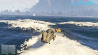 GTA5 : The Merryweather Heist - the Offshore variant . Ограбление "Мерриуэзер" — Морская авантюра .