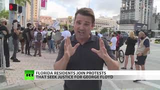 Protests erupt across Florida panhandle
