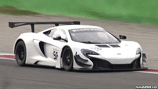 McLaren 650S GT3 in Action on Track - PURE Twin-Turbo V8 Sounds!