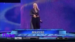 WWE Maryse entrance in SmackDown 2016