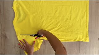 RECICLAR ROPA (SIN MÁQUINA), HACER BLUSA - DIY TRANSFORMING OLD CLOTHES (NO SEWING MACHINE NEEDED)