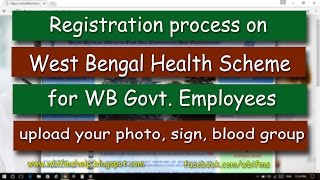 Registration Process in WB Health Scheme- Online Id Generation Process