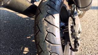 TRX850　OVERマフラー　社外スクリーン他
