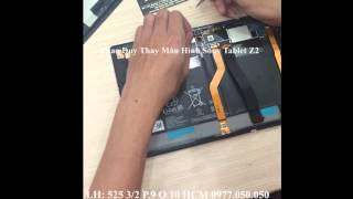 Hướng dẫn thay màn hình Sony Tablet z2 SPG521/ SPG511